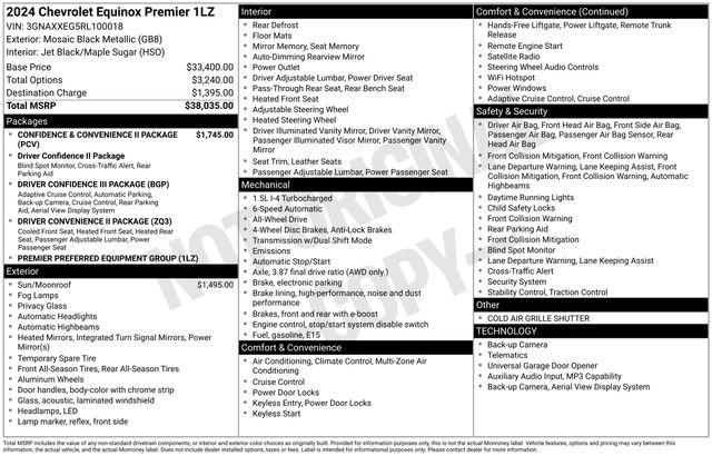 Used 2024 Chevrolet Equinox Premier AWD/4WD image 20