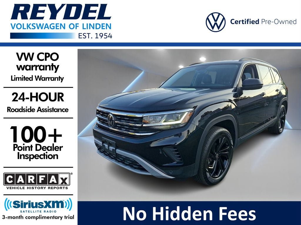 Certified 2023 Volkswagen Atlas SE w/ Black Wheel Package