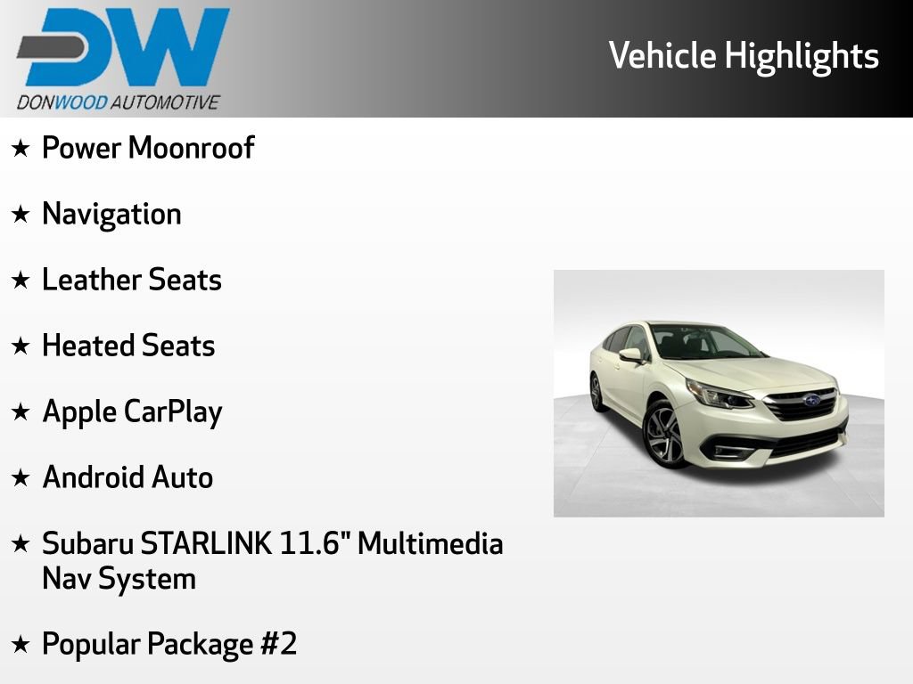 Used 2022 Subaru Legacy Limited XT w/ Popular Package #2 AWD/4WD image 6