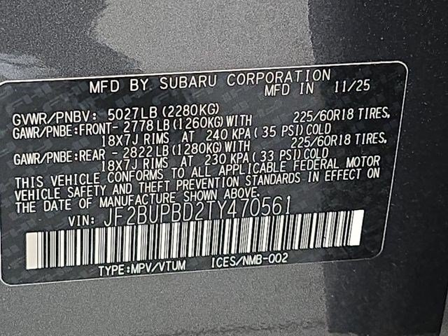 Used 2026 Subaru Outback Premium w/ Premium/Limited Package 2 AWD/4WD image 36