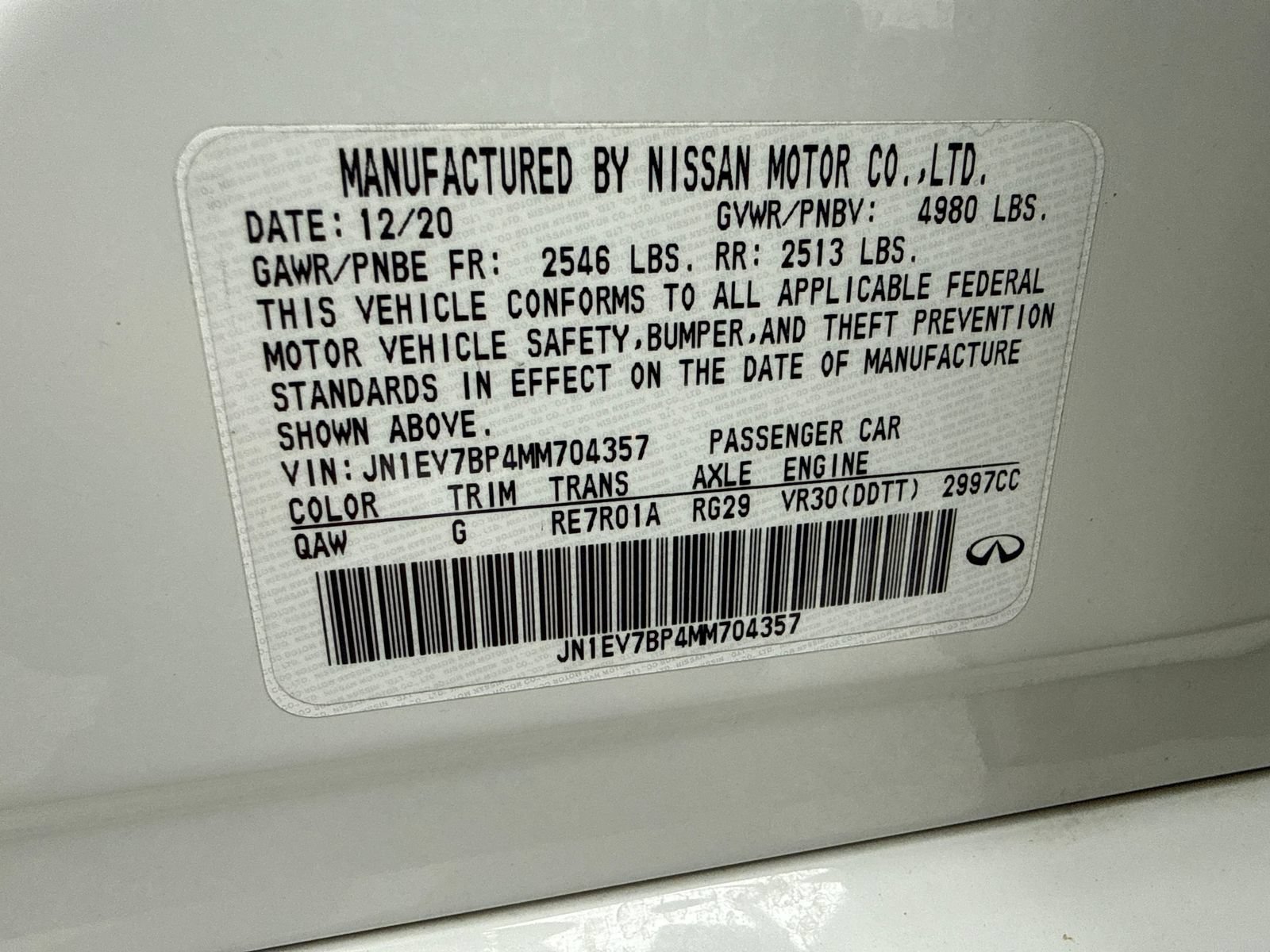 Used 2021 INFINITI Q50 Luxe RWD image 53