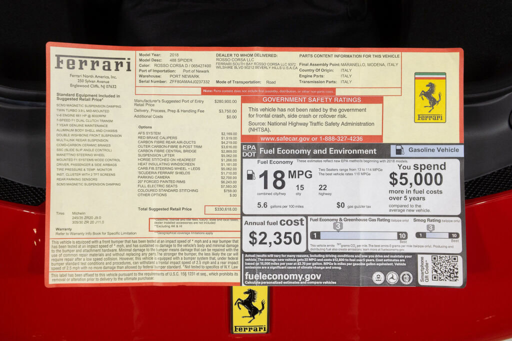 Used 2018 Ferrari 488 Spider image 23