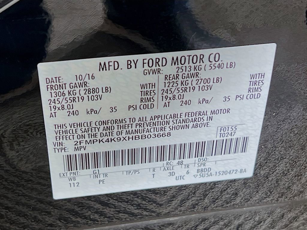 Used 2017 Ford Edge Titanium w/ Equipment Group 301A image 28