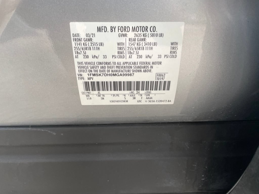 Used 2021 Ford Explorer XLT w/ Equipment Group 202A RWD image 14