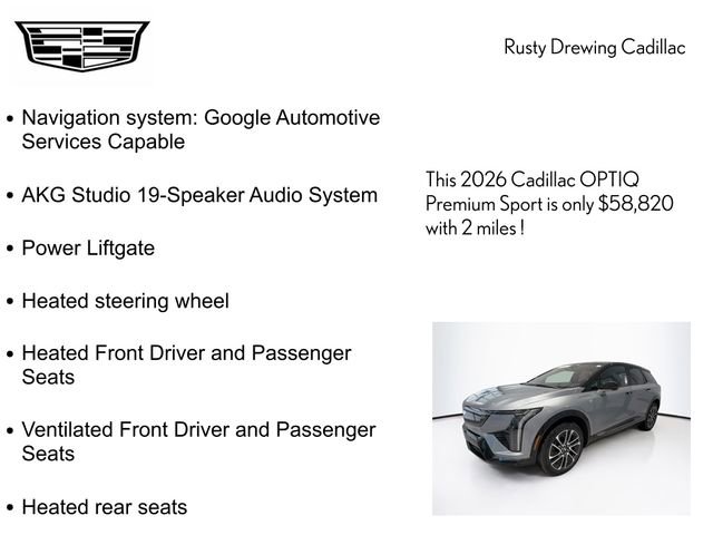 New 2026 Cadillac Optiq Sport 2 AWD/4WD image 4