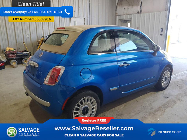 Used 2015 FIAT 500 Lounge w/ Luxury Leather Package FWD image 4