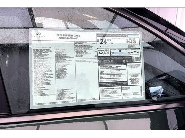 New 2026 INFINITI QX60 Autograph AWD/4WD image 40