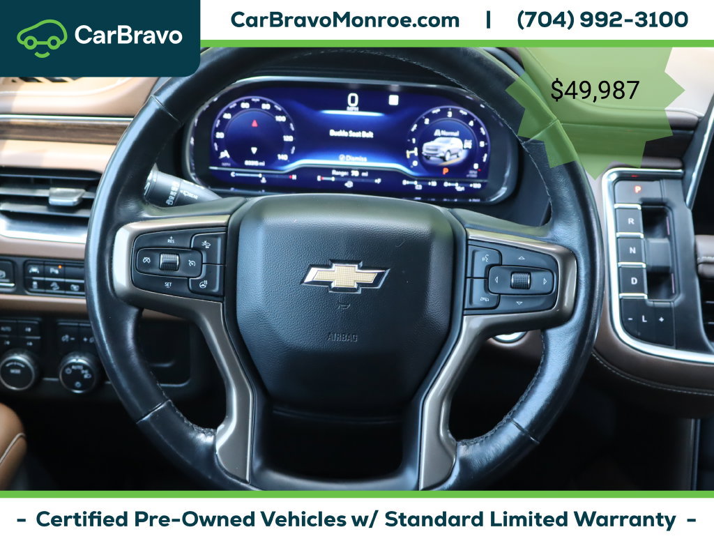Certified 2022 Chevrolet Tahoe High Country AWD/4WD image 25