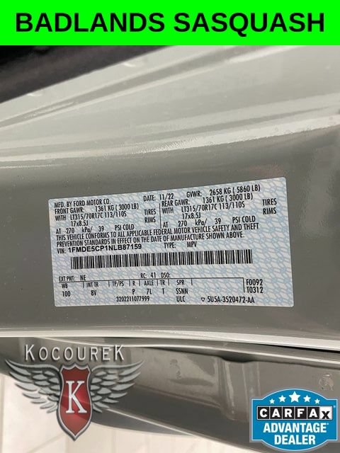 Used 2022 Ford Bronco Badlands AWD/4WD image 26