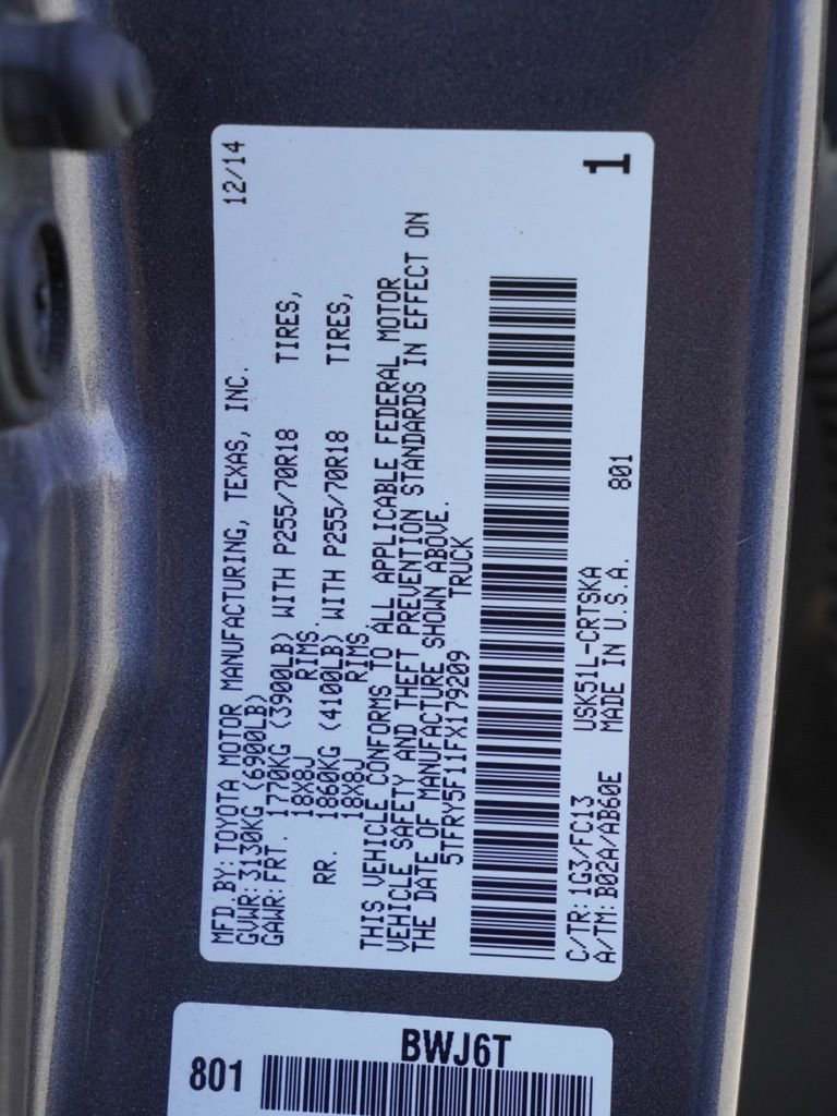 Used 2015 Toyota Tundra SR5 image 29