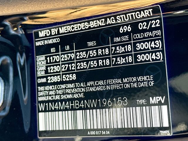 Used 2022 Mercedes-Benz GLB 250 4MATIC w/ Premium Package Lite image 34