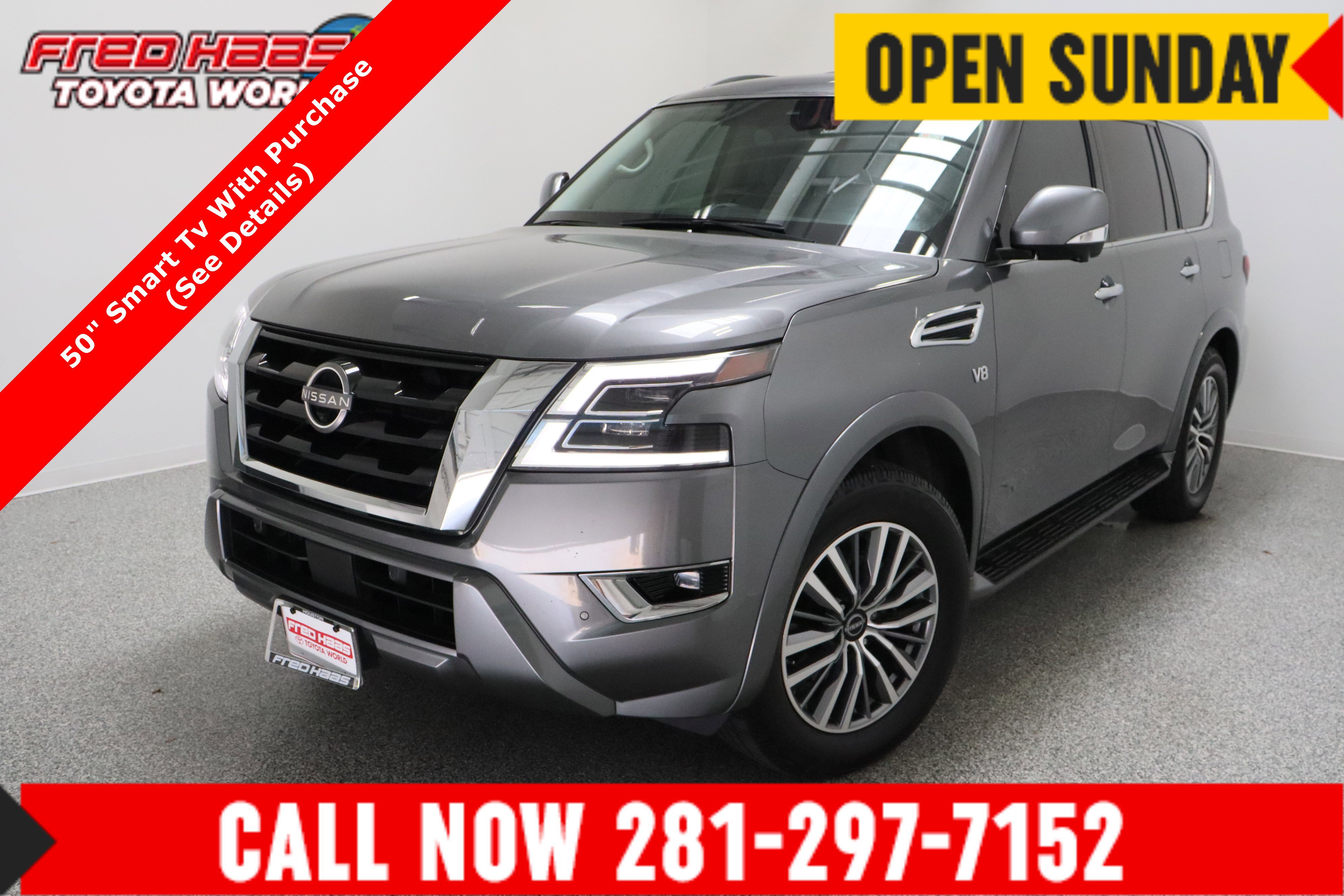 Used 2021 Nissan Armada SL w/ Captain's Chairs Package RWD image 1