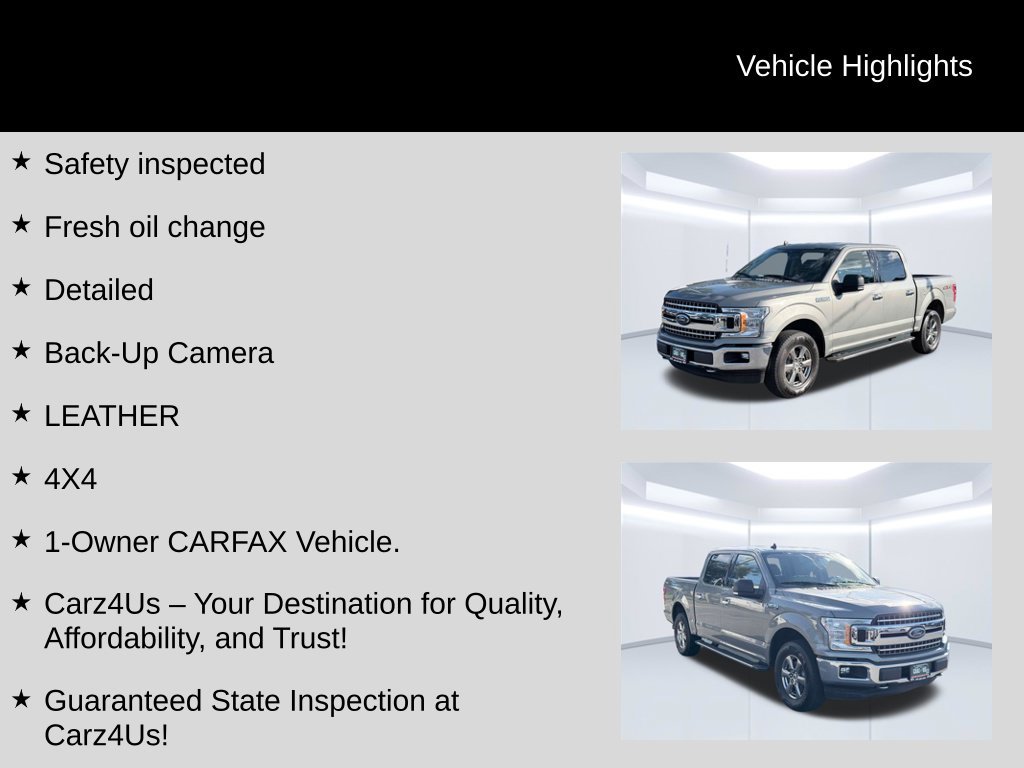 Used 2020 Ford F150 XLT w/ Equipment Group 302A Luxury AWD/4WD image 39