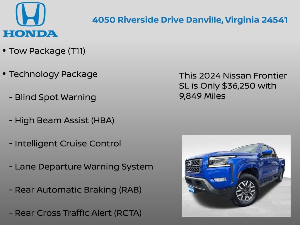 Used 2024 Nissan Frontier SL w/ Technology Package image 7