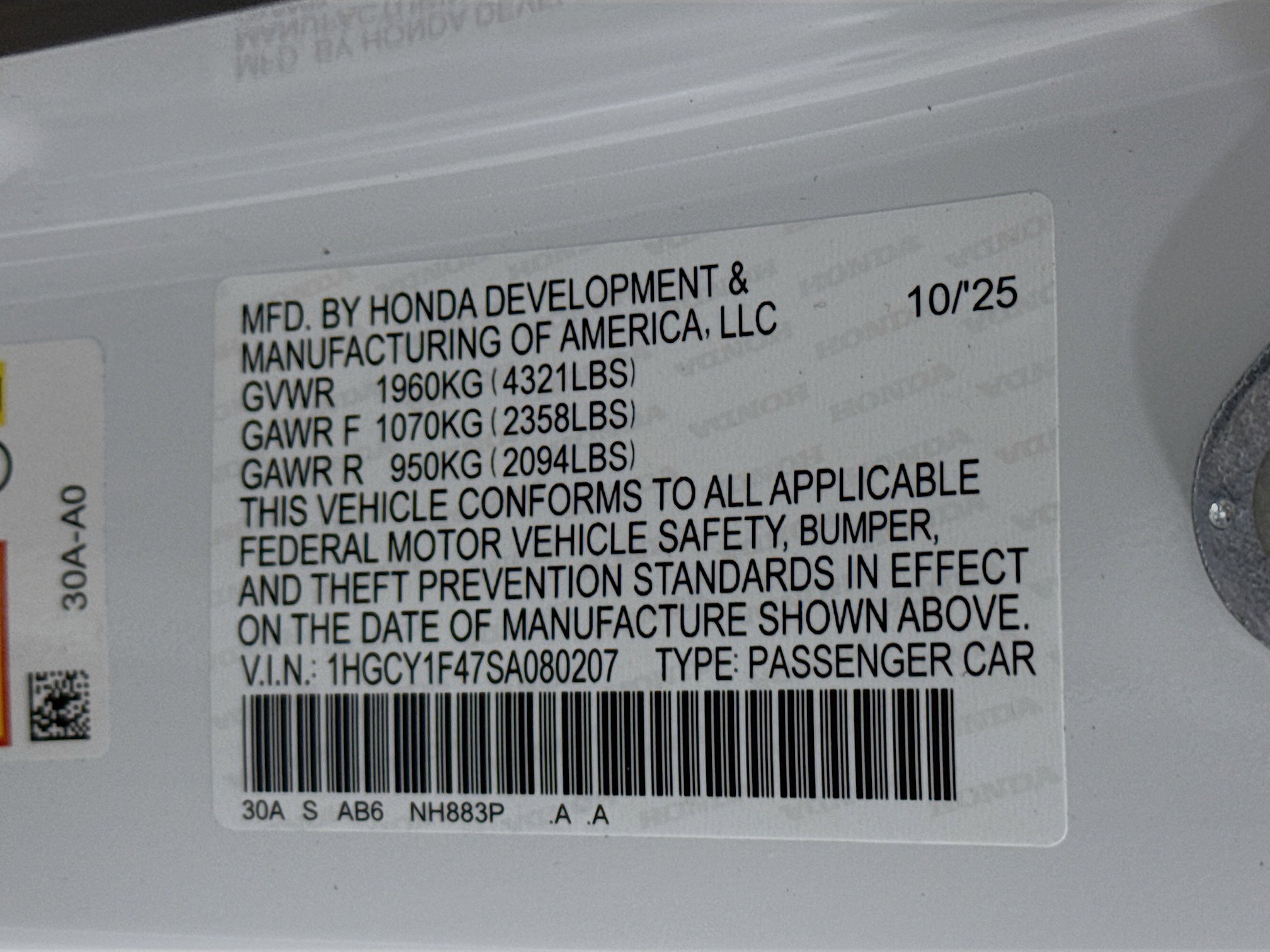 New 2025 Honda Accord SE image 37