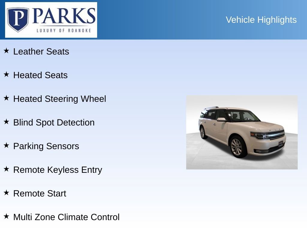 Used 2016 Ford Flex Limited w/ Equipment Group 301A FWD image 4