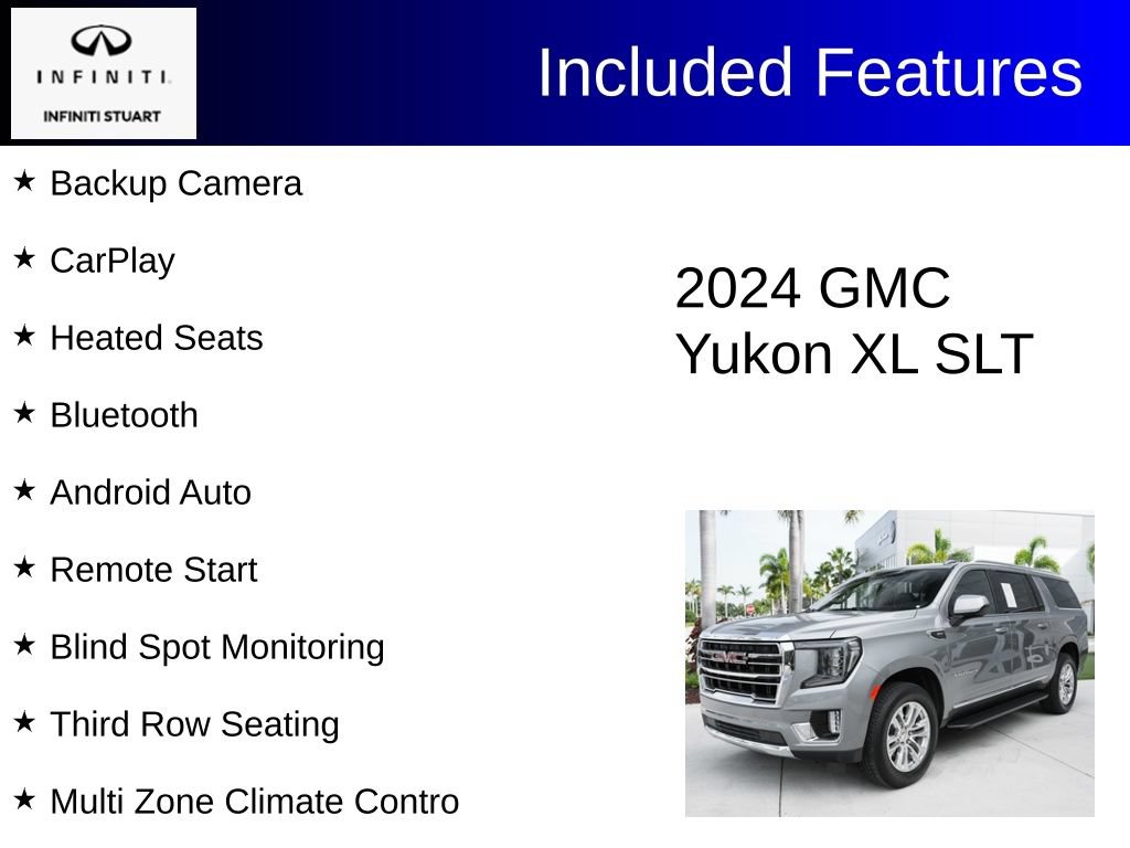 Used 2024 GMC Yukon XL SLT RWD image 2