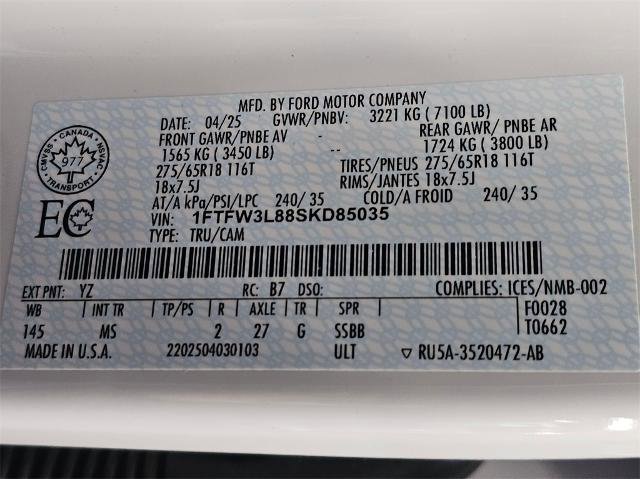 Certified 2025 Ford F150 XLT w/ Equipment Group 301A Standard image 30