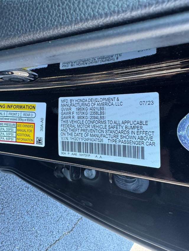 Certified 2023 Honda Accord LX image 29