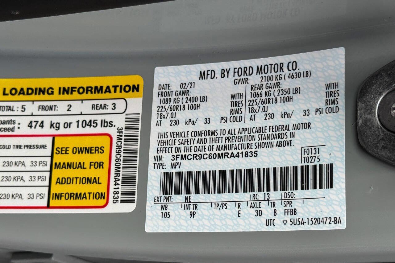 Used 2021 Ford Bronco Sport Outer Banks AWD/4WD image 20