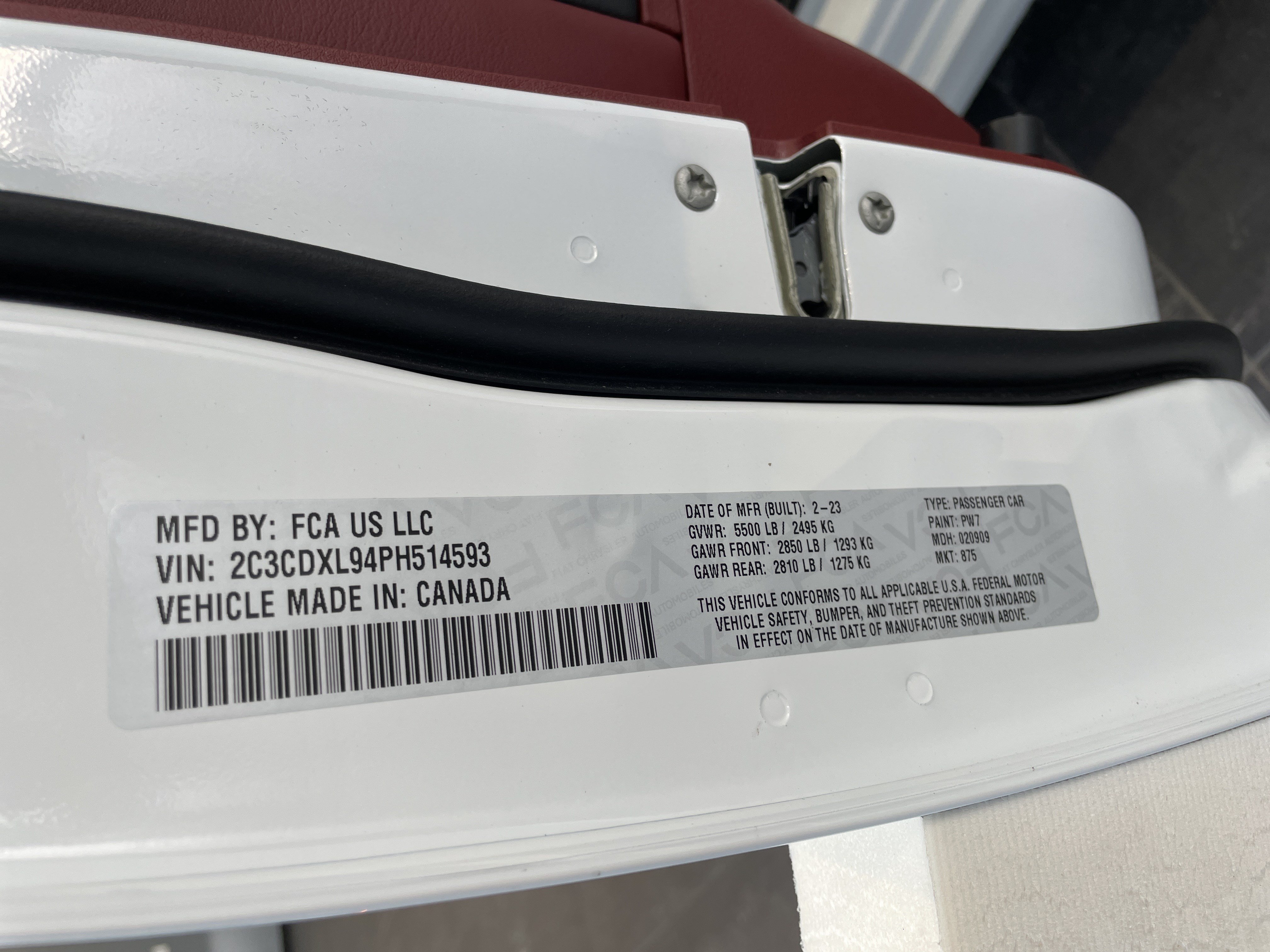 Used 2023 Dodge Charger SRT Hellcat RWD image 43
