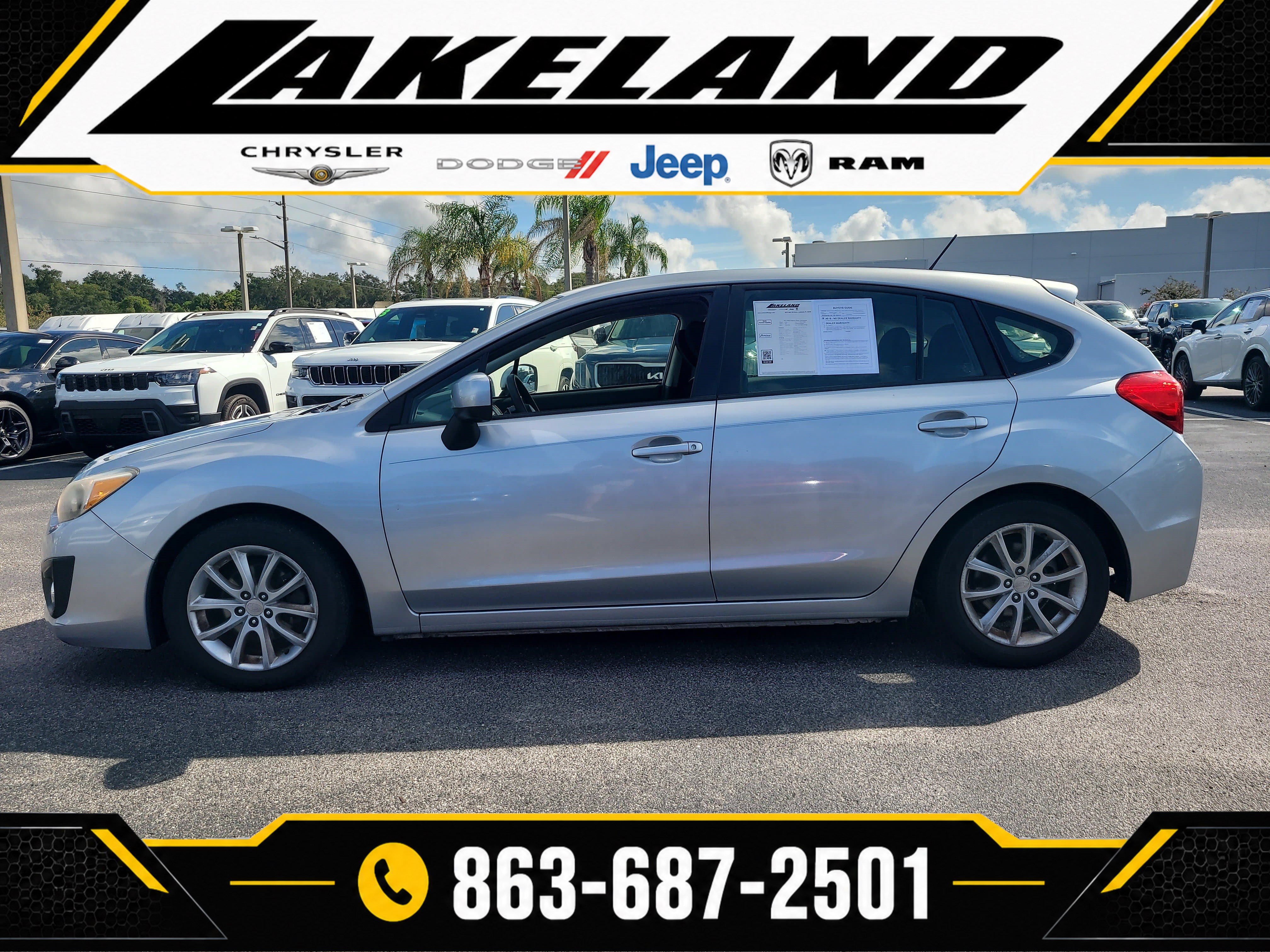 Used 2012 Subaru Impreza 2.0i Premium w/ Popular Pkg 1 AWD/4WD image 7