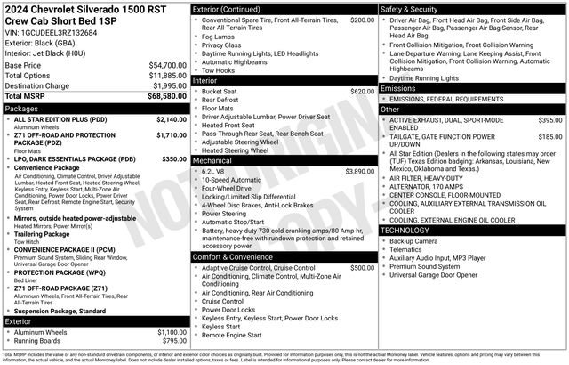 Certified 2024 Chevrolet Silverado 1500 RST w/ All Star Edition Plus image 7