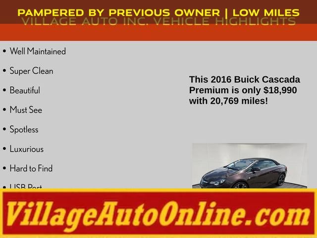 Used 2016 Buick Cascada Premium FWD image 8