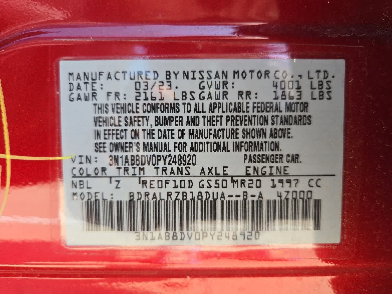 Used 2023 Nissan Sentra SR FWD image 31