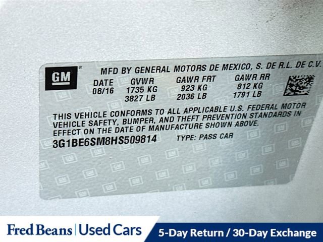 Used 2017 Chevrolet Cruze LT image 32