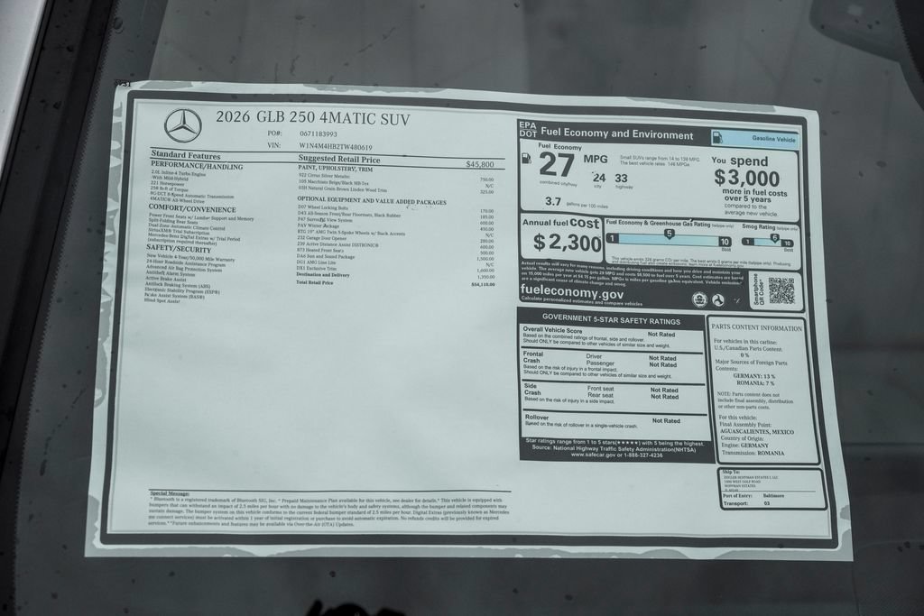 New 2026 Mercedes-Benz GLB 250 4MATIC image 24