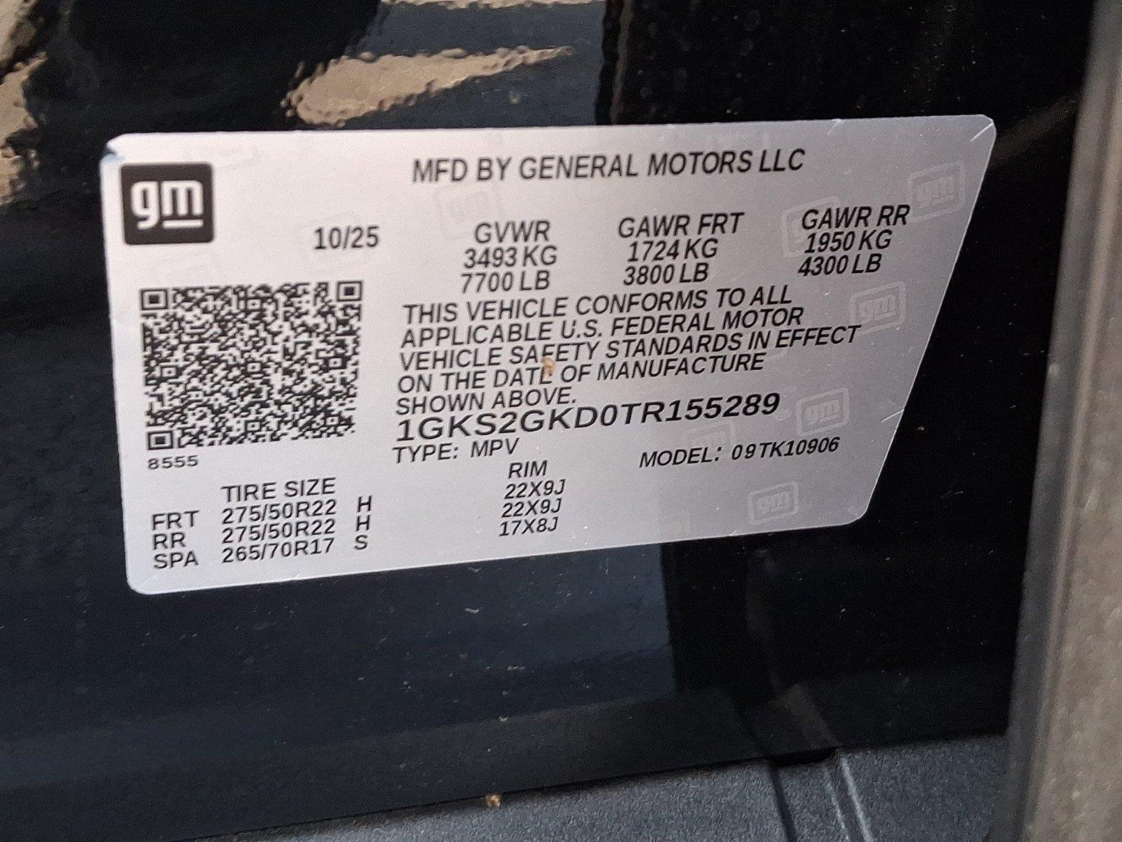 New 2026 GMC Yukon XL Elevation AWD/4WD image 10