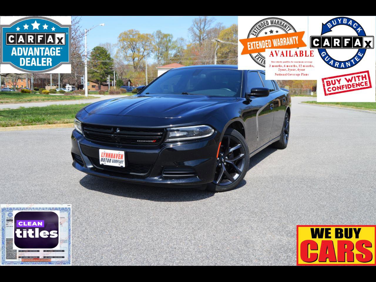 Used 2019 Dodge Charger SXT w/ Blacktop Package