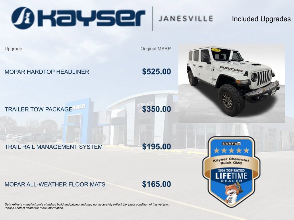 Used 2021 Jeep Wrangler Unlimited Rubicon w/ Trailer Tow Package image 2