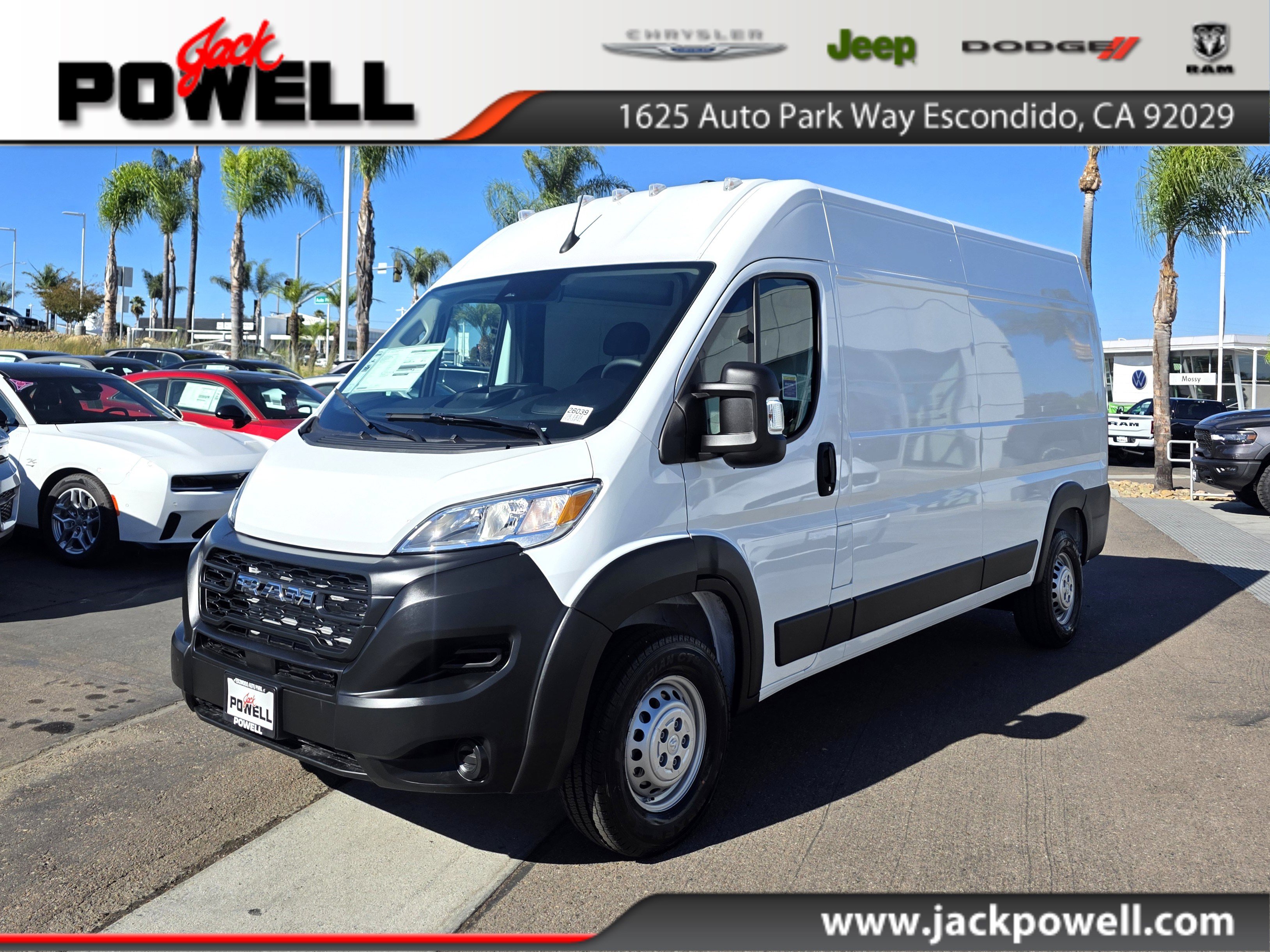 New 2026 RAM ProMaster 2500