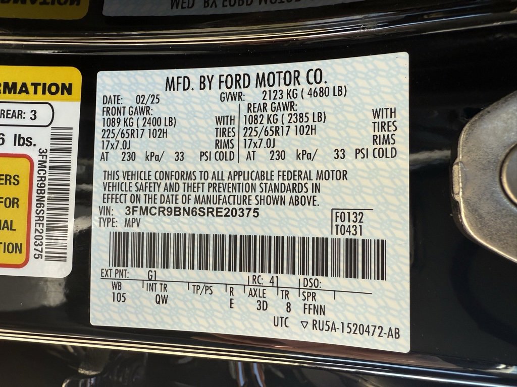 New 2025 Ford Bronco Sport Big Bend w/ Convenience Package image 43