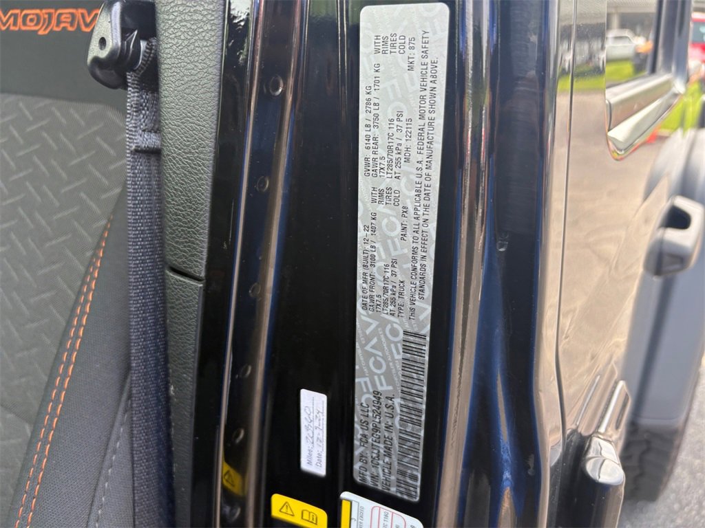 Certified 2023 Jeep Gladiator Mojave image 24