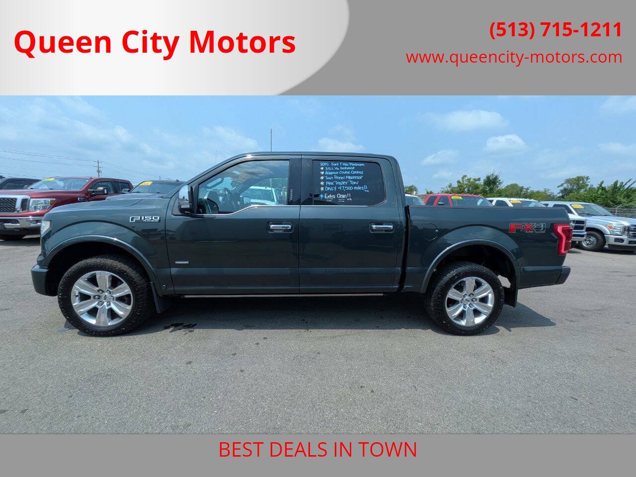 Used 2015 Ford F150 Platinum w/ Equipment Group 701A Luxury AWD/4WD image 1