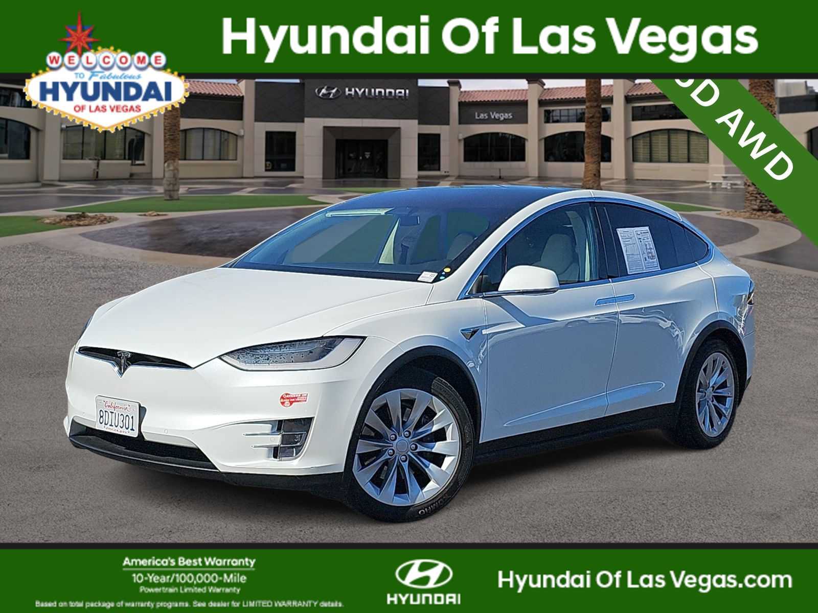 Used 2018 Tesla Model X 75D AWD/4WD image 1