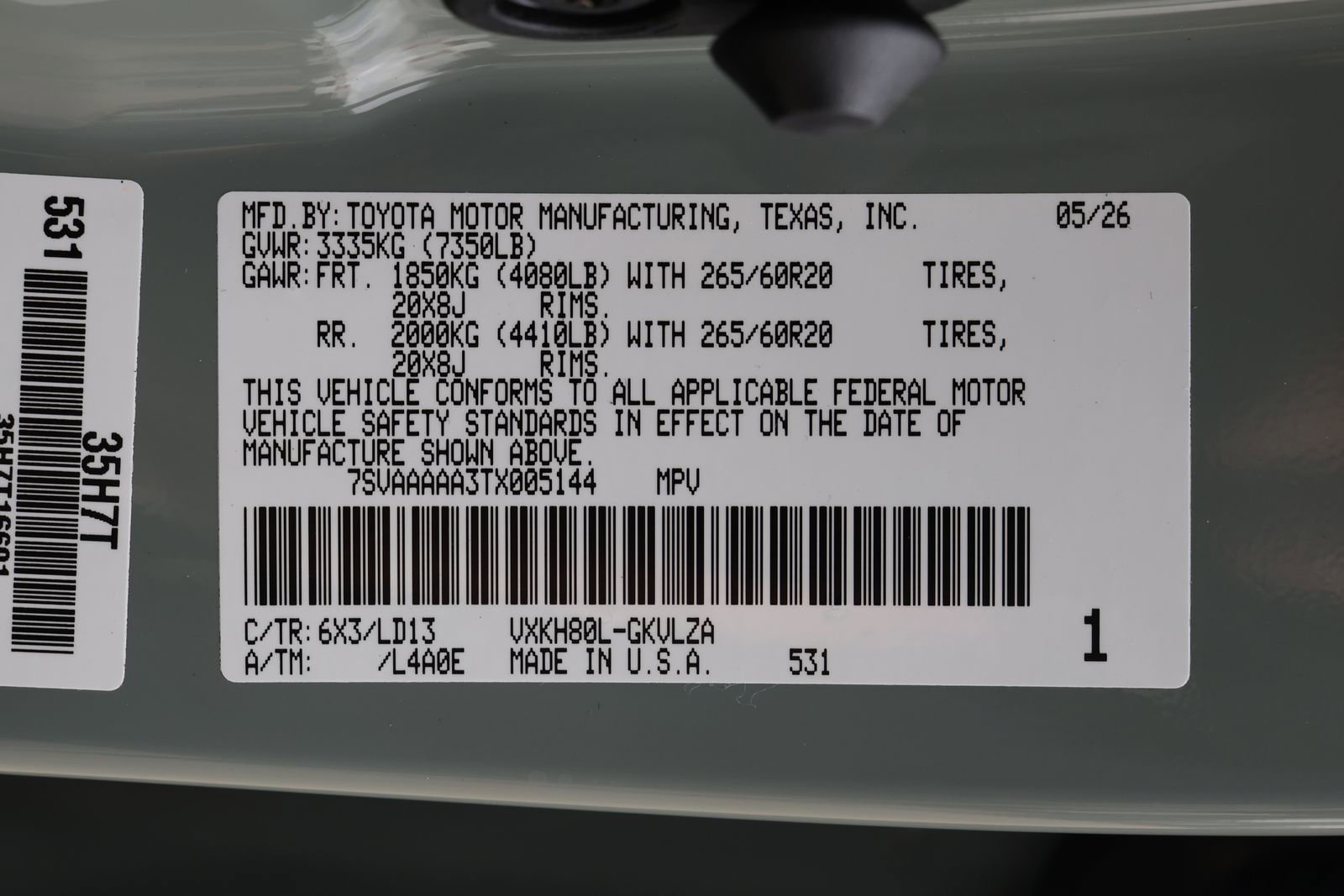 New 2026 Toyota Sequoia Limited RWD image 35