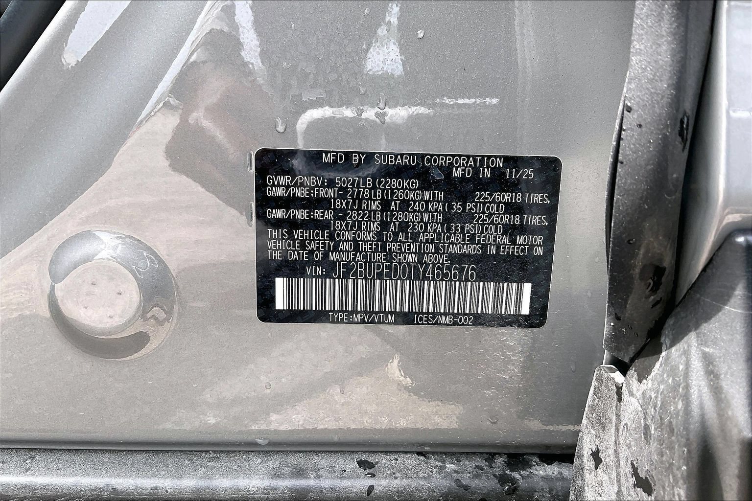 Certified 2026 Subaru Outback Touring AWD/4WD image 33