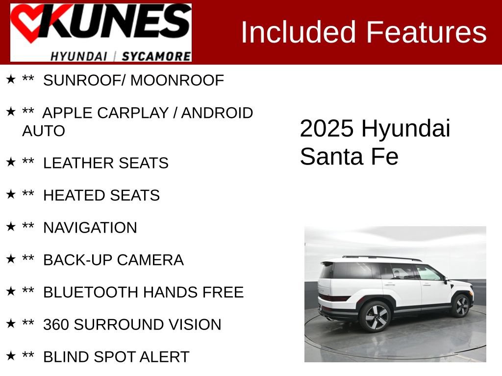 Certified 2025 Hyundai Santa Fe Limited AWD/4WD image 2