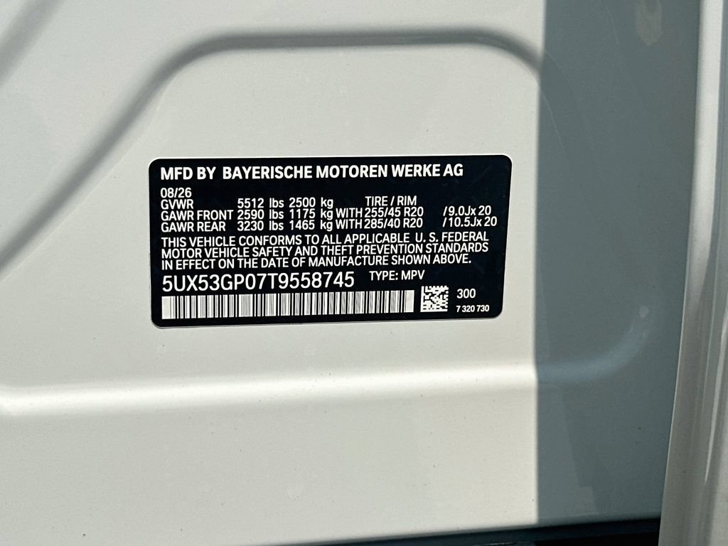 New 2026 BMW X3 xDrive30i w/ Convenience Package AWD/4WD image 33