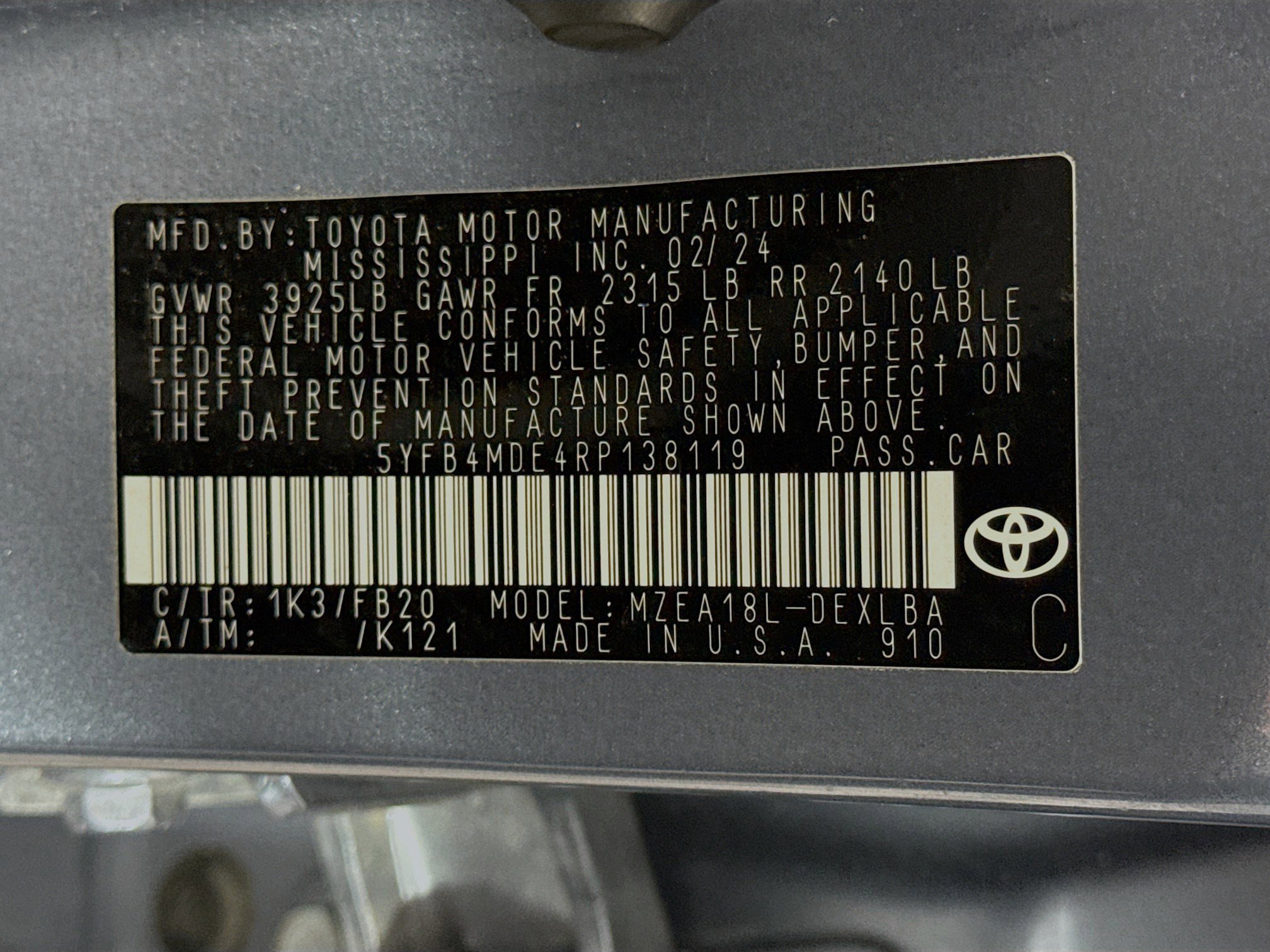 Used 2024 Toyota Corolla LE image 39