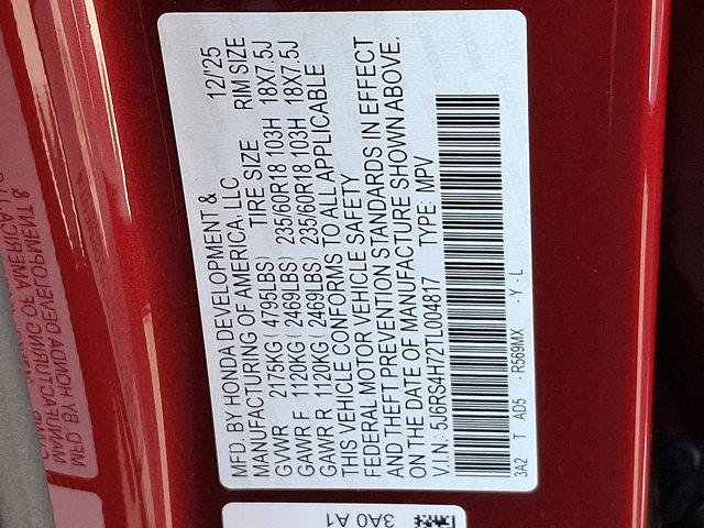 Certified 2026 Honda CR-V EX-L image 27