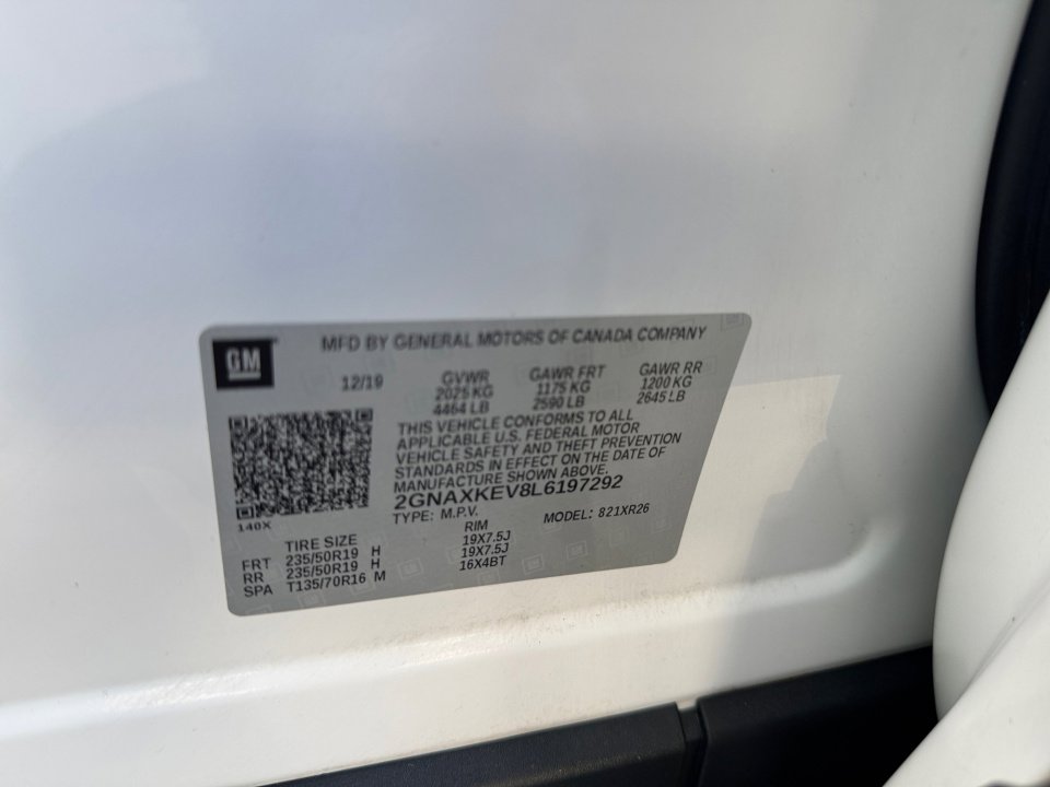Used 2020 Chevrolet Equinox LT w/ Sport Edition FWD image 39