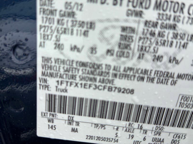 Used 2012 Ford F150 XLT w/ XLT Chrome Pkg image 25