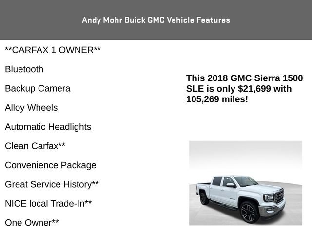 Used 2018 GMC Sierra 1500 SLE w/ Black Pack AWD/4WD image 4