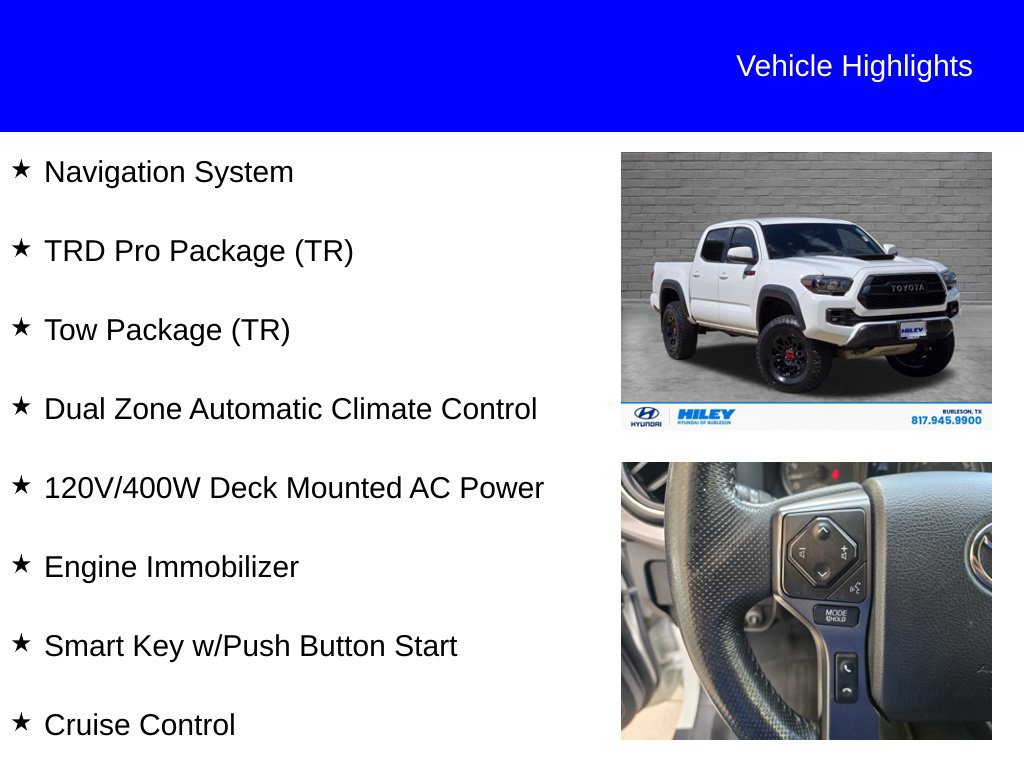 Used 2017 Toyota Tacoma TRD Pro AWD/4WD image 9