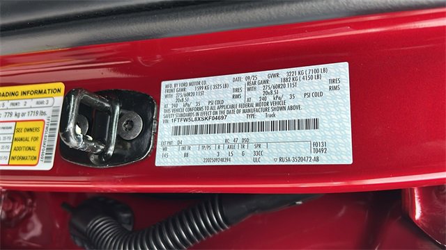 New 2025 Ford F150 Lariat w/ Equipment Group 501A Mid image 33